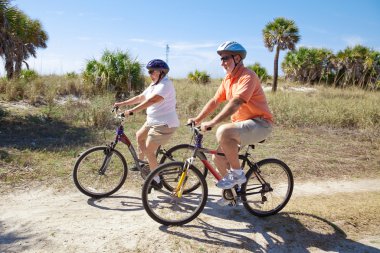 Cycling in Shades clipart