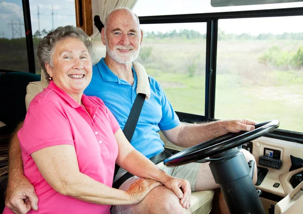 RV Seniors - On the Road — Stock Photo, Image