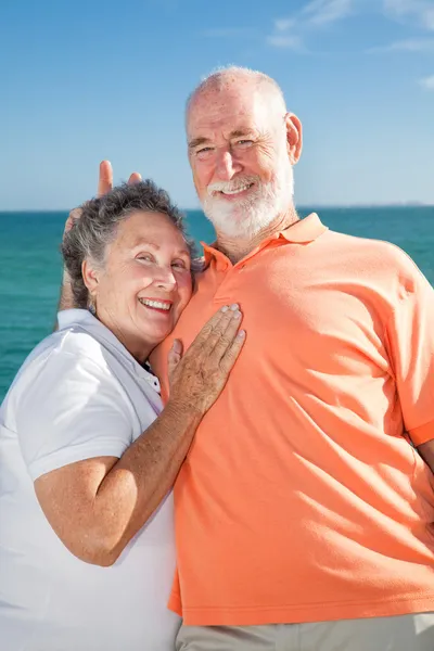 Seniorenpaar - Hasenohren — Stockfoto