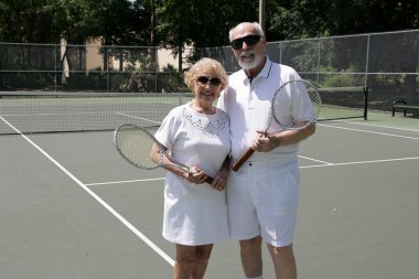 Active Seniors in Shades clipart