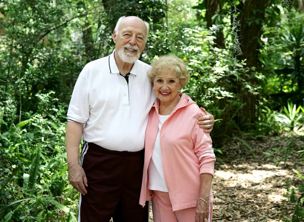 Aktív idős pár — Stock Fotó