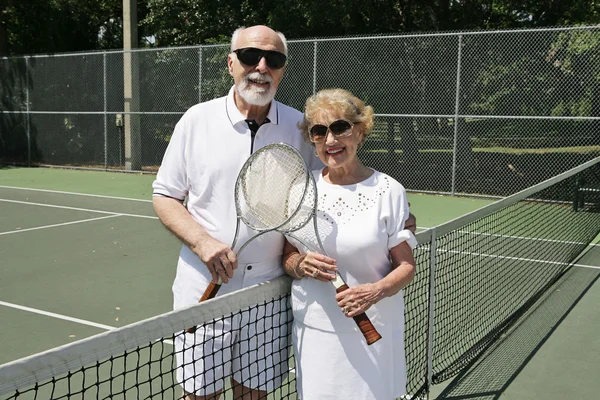 On the Tennis Court — Stock Photo, Image