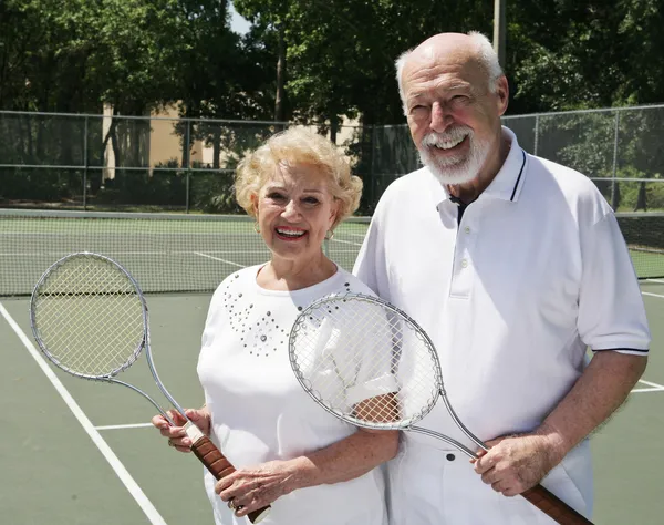 İki Kişilik Tenis — Stok fotoğraf