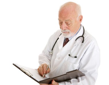 Doctor - Taking Notes clipart