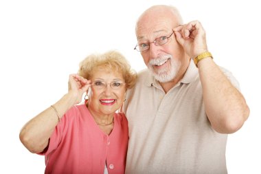 Optical Series - Couple With Glasses clipart