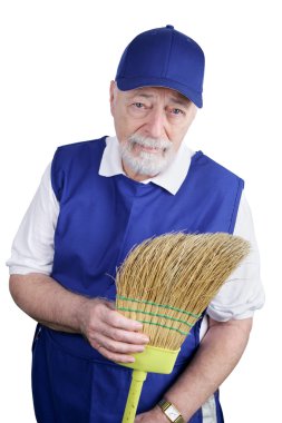 Senior Worker - Disappointment clipart