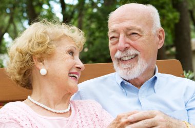 Senior Couple - Love and Laughter clipart