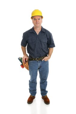 Construction Worker Full Body clipart