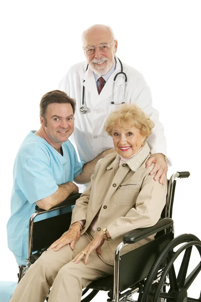 Arzt Krankenschwester & Patient — Stockfoto