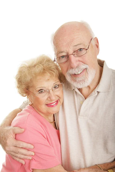 Optische Serie - glückliches Senioren-Paar — Stockfoto