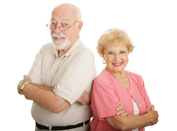 Optyczne serii - atrakcyjne seniorów — Zdjęcie stockowe