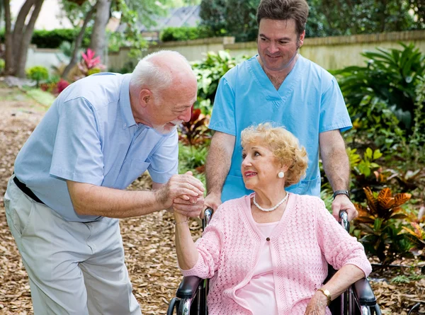 Nursing Home Visit — Stock Photo, Image