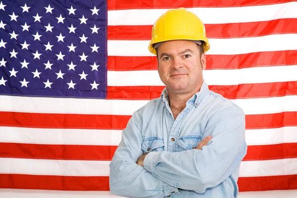 Amerikanischer Arbeiter — Stockfoto