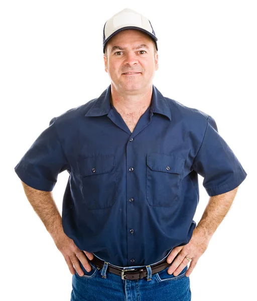 Handsome Service Worker — Stock Photo, Image