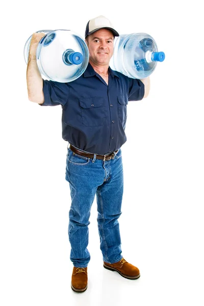 Hombre de entrega de agua fuerte —  Fotos de Stock