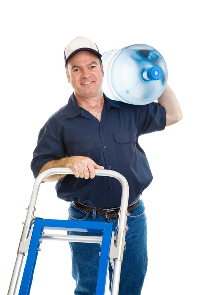 Water Delivery - Cheerful — Stock Photo, Image