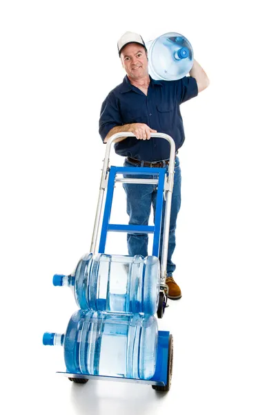 Water Delivery - Full Body Facing Forward — Stock Photo, Image