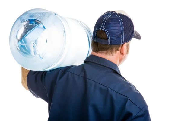 Water Delivery Rear View — Stock Photo, Image