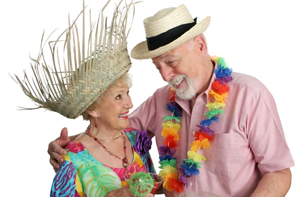 Vacances en couple pour personnes âgées — Photo