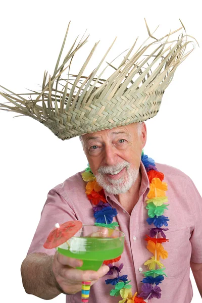 Tropiska senior mannen — Stockfoto