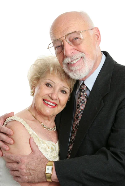 Successo anziano coppia in amore — Foto Stock