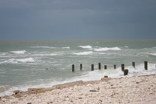 Spiaggia prima dell'uragano — Foto Stock