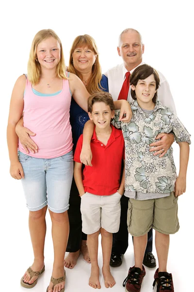 Família típica americana — Fotografia de Stock