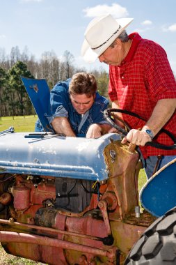 Farm Equipment Maintenance clipart