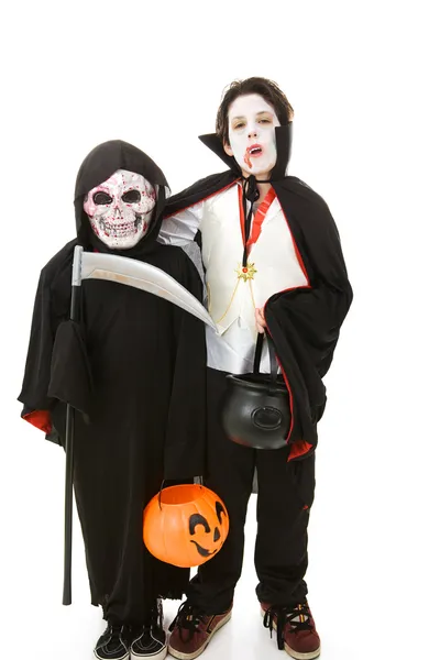 Bambini di Halloween - Mostri — Foto Stock