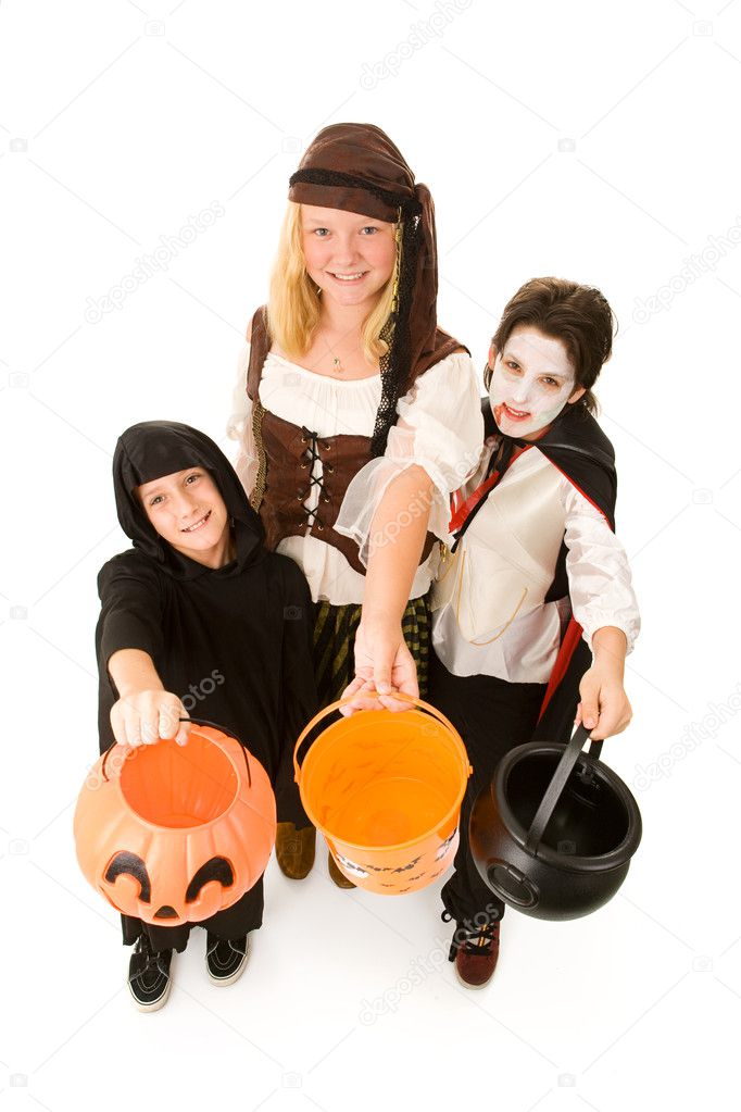 Halloween Kids Want Candy