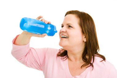 Plus Sized Fitness - Hydration clipart