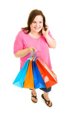 Shopping and Talking clipart