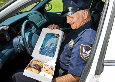 Hungry Policeman clipart