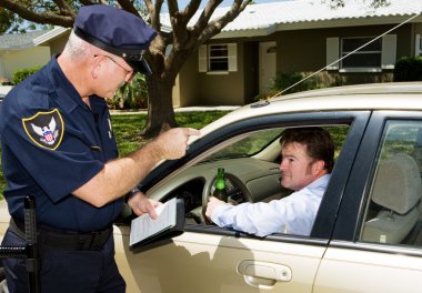 Police - Drunk Driving clipart