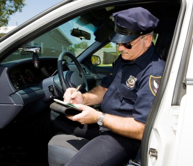Police - Time for a Ticket clipart