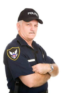 Police Officer - Suspicious clipart