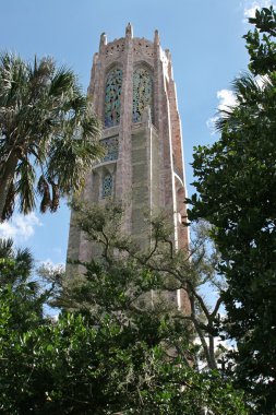 Bok Tower Thru Trees clipart