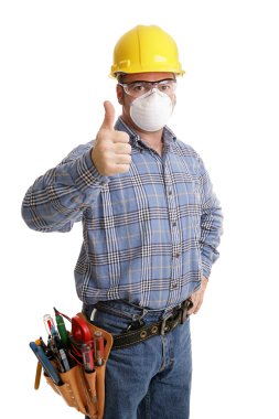 Construction Safety Thumbsup clipart