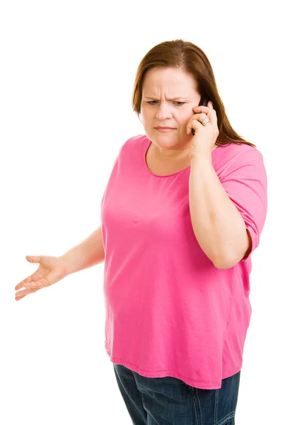 Mobiltelefon frustration — Stockfoto