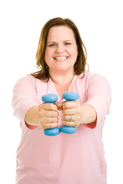 Free Weight Workout — Stock Photo, Image