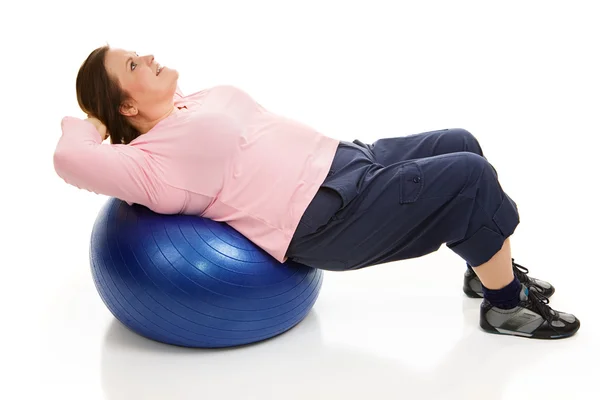 stock image Pilates - Tightening Abdominals