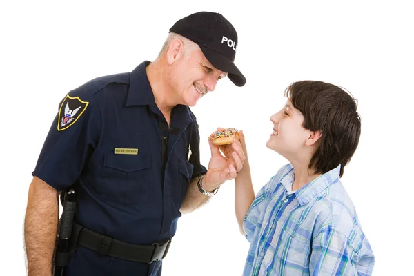 Rendőrség-közösségi kapcsolatok — Stock Fotó