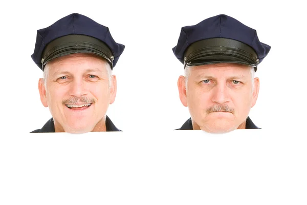 Politie hoofd designelementen — Stockfoto