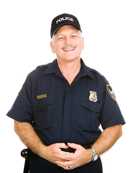Agente di polizia amichevole — Foto Stock