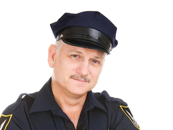Politieagent portret — Stockfoto
