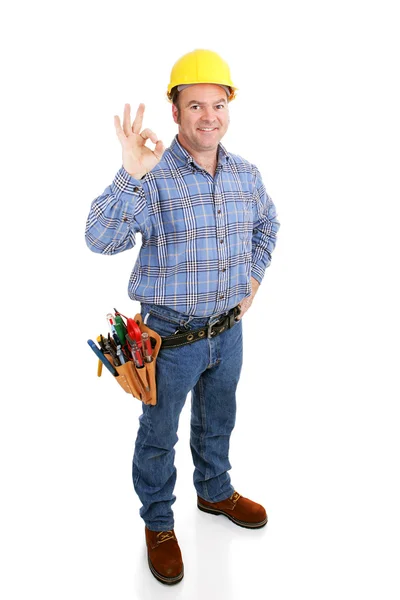 Real Construction Worker - AOkay — Stock Photo, Image