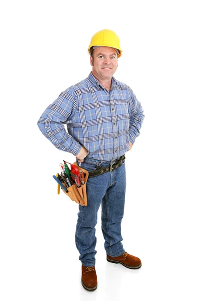 Real Construction Worker - Confident — Stock Photo, Image