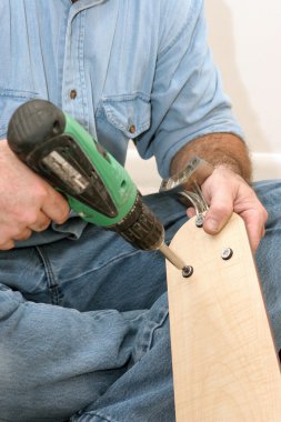 Assembling Fan Blades clipart