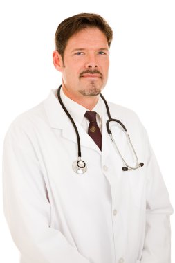 Handsome Trustworthy Doctor clipart