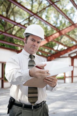 Construction Inspector - Skepticism clipart